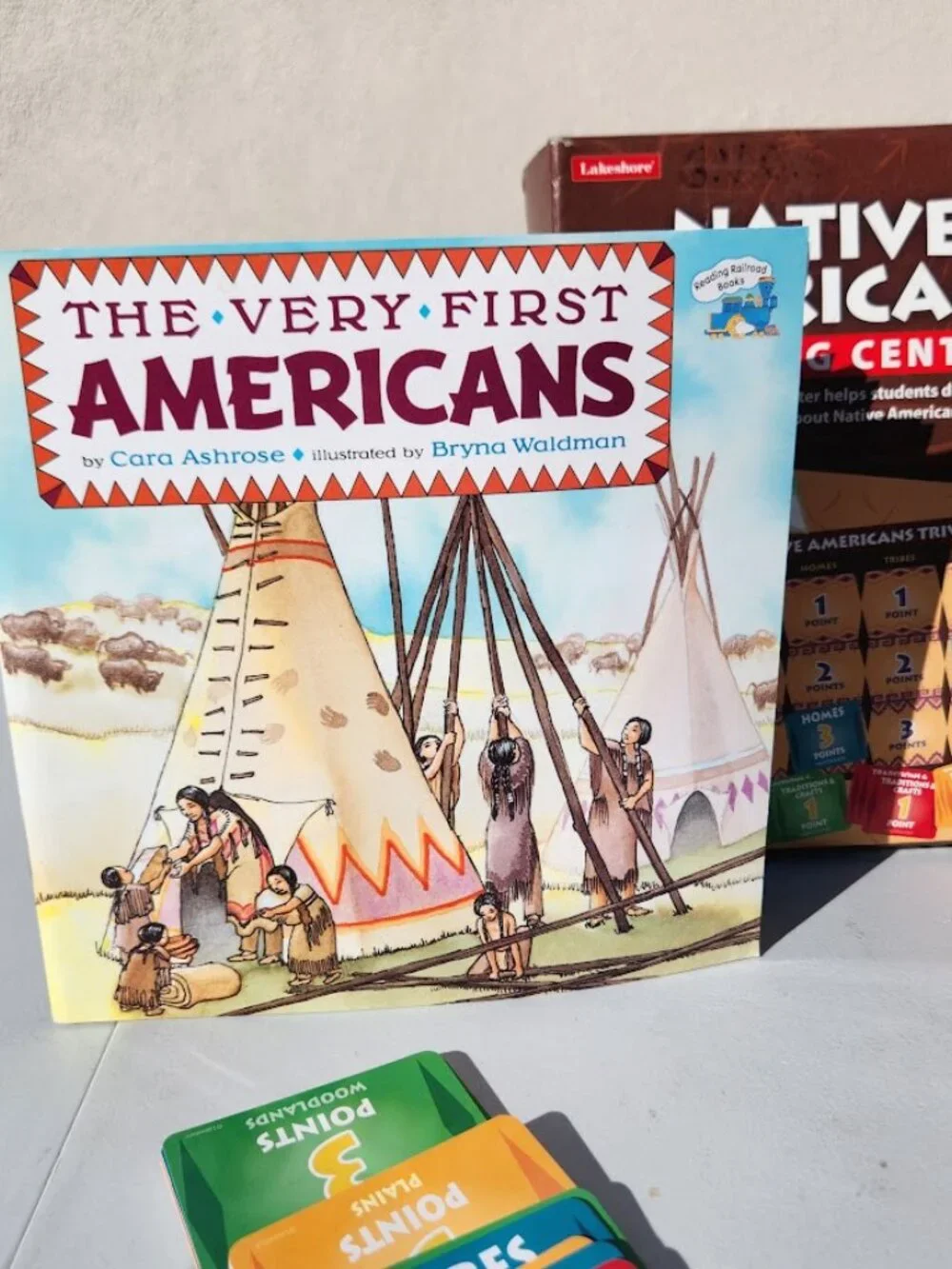 Lakeshore Learning Native Americans Teaching Center Trivia Book Projects and Boo